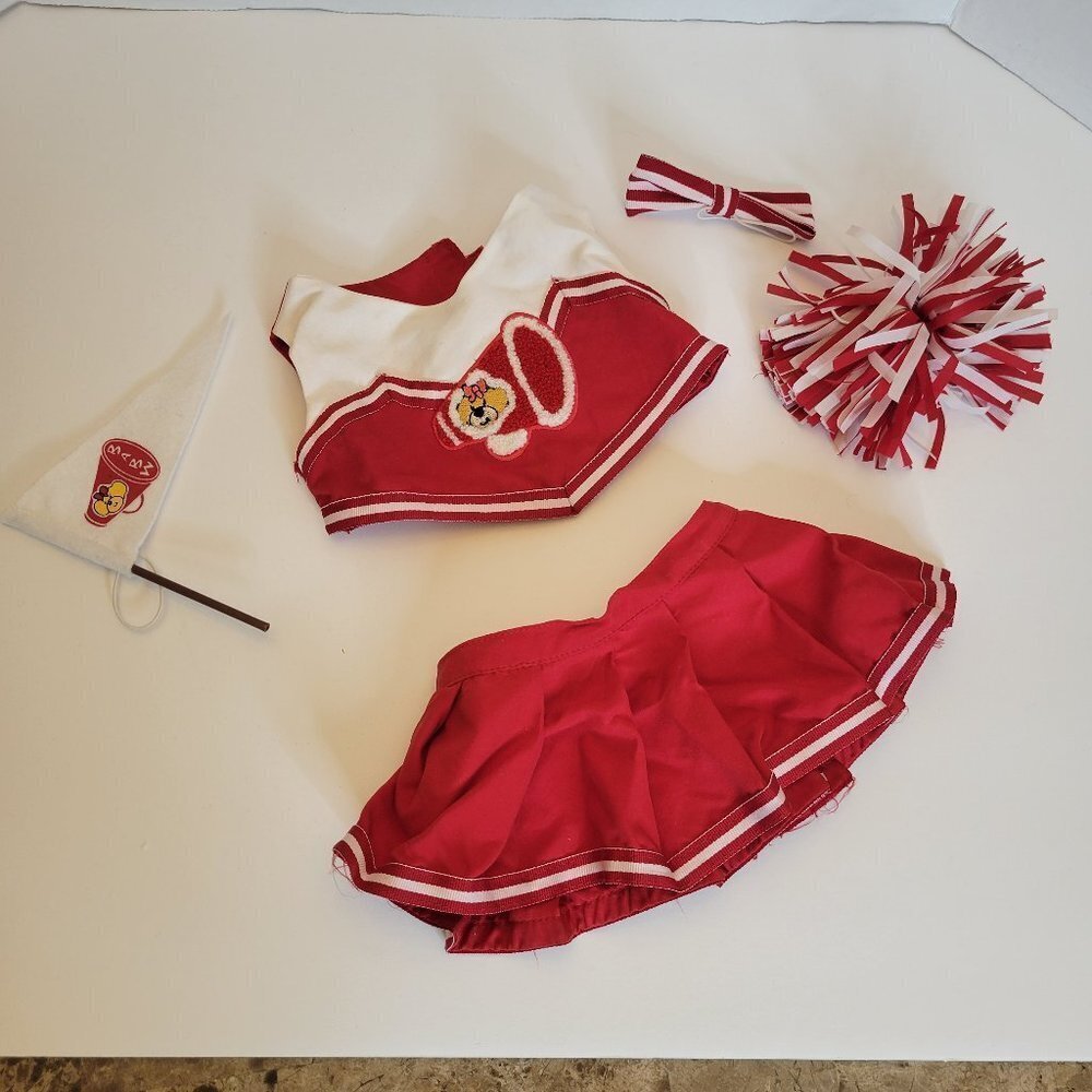 Build-A-Bear Cheerleader Outfit and Accessories